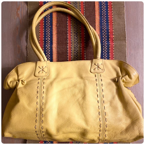 Carlos Falchi - Fatto A Mano Authentic Leather Handbag in Butternut Squa… - Picture 1 of 15